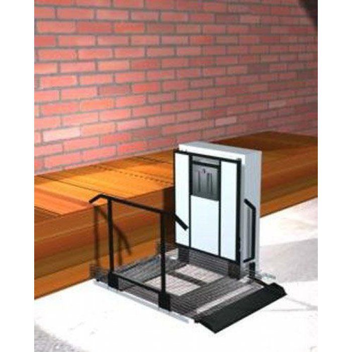 Freedom 28-inch Wheelchair Lift for Residential - Straight platform