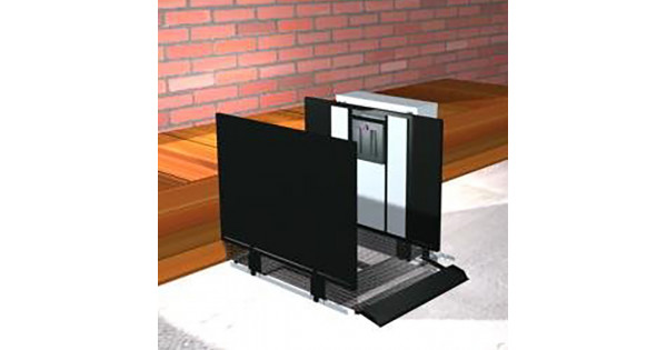 Freedom 28-inch Wheelchair Lift for Residential - Straight platform