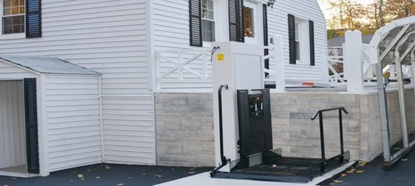 28in Home Wheelchair Lifts - Outdoor Residential Wheelchair Lift 28in Home Wheelchair Lifts - Outdoor Residential Wheelchair Lift